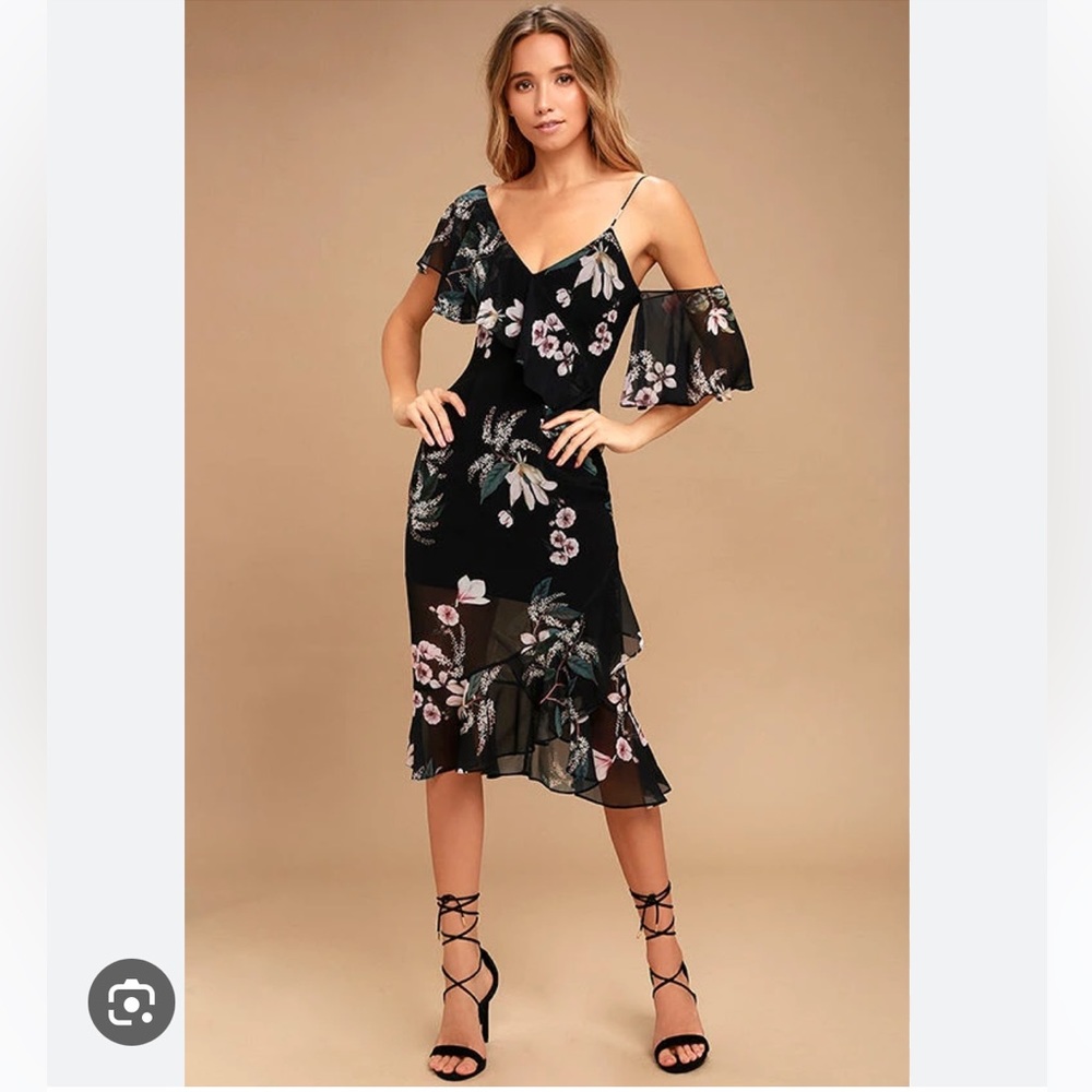 Keepsake Floral Midi Dress